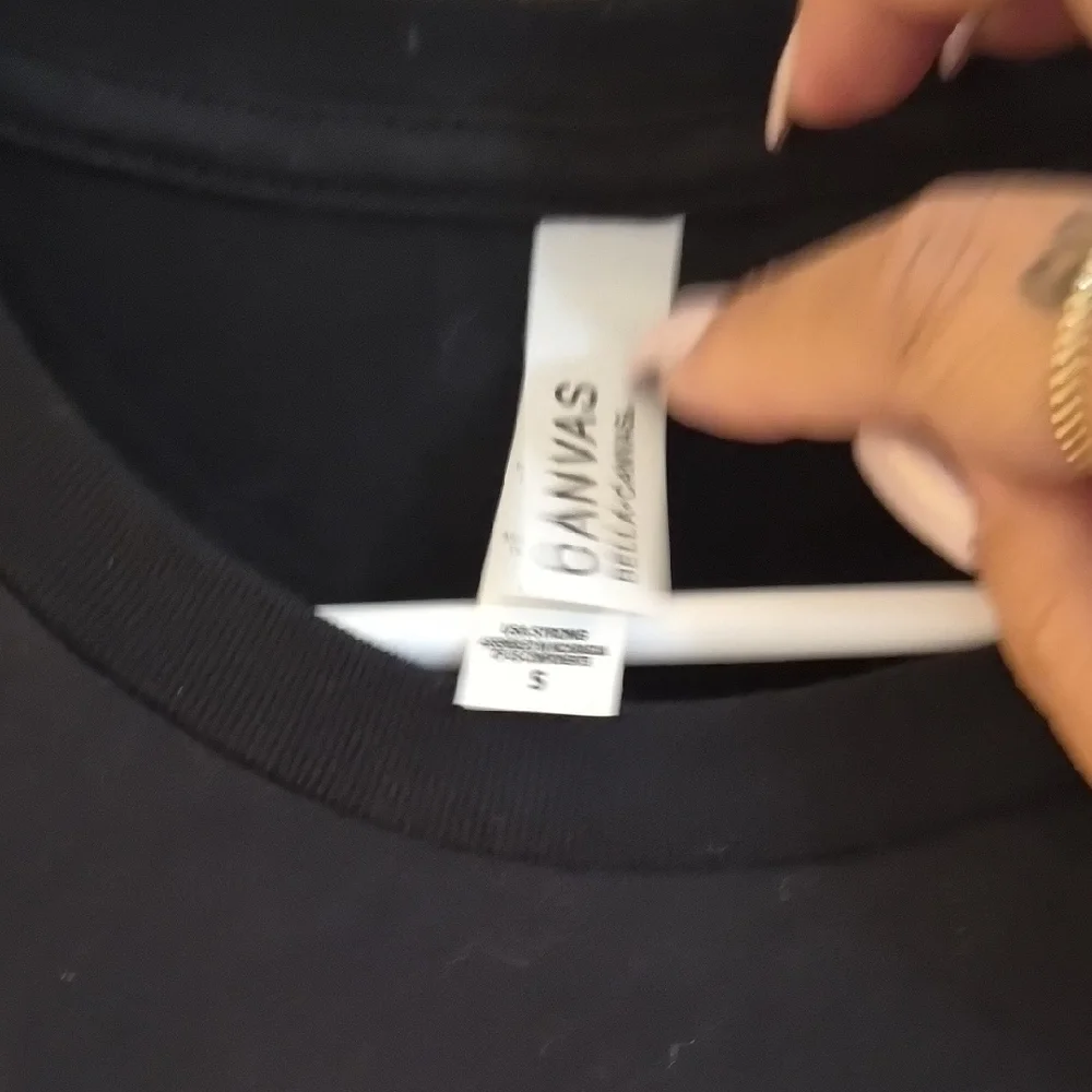 Saint Laurent Black Short Sleeve Tee - Picture 3 of 4